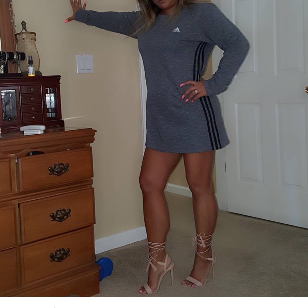 Adidas sweatshirt dress
